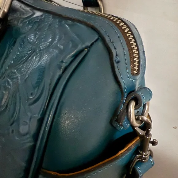 Patricia Nash tooled satchel NWT MSRP $269 - Picture 6 of 12